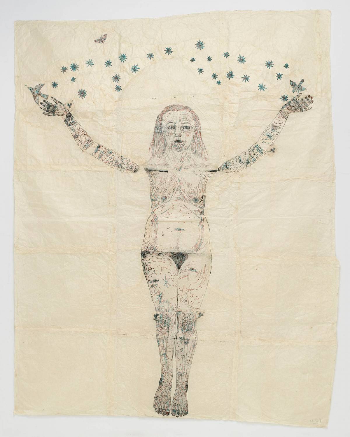 Kiki Smith | Blue Stars on Blue Tree, 2006 | Albertina, Wien