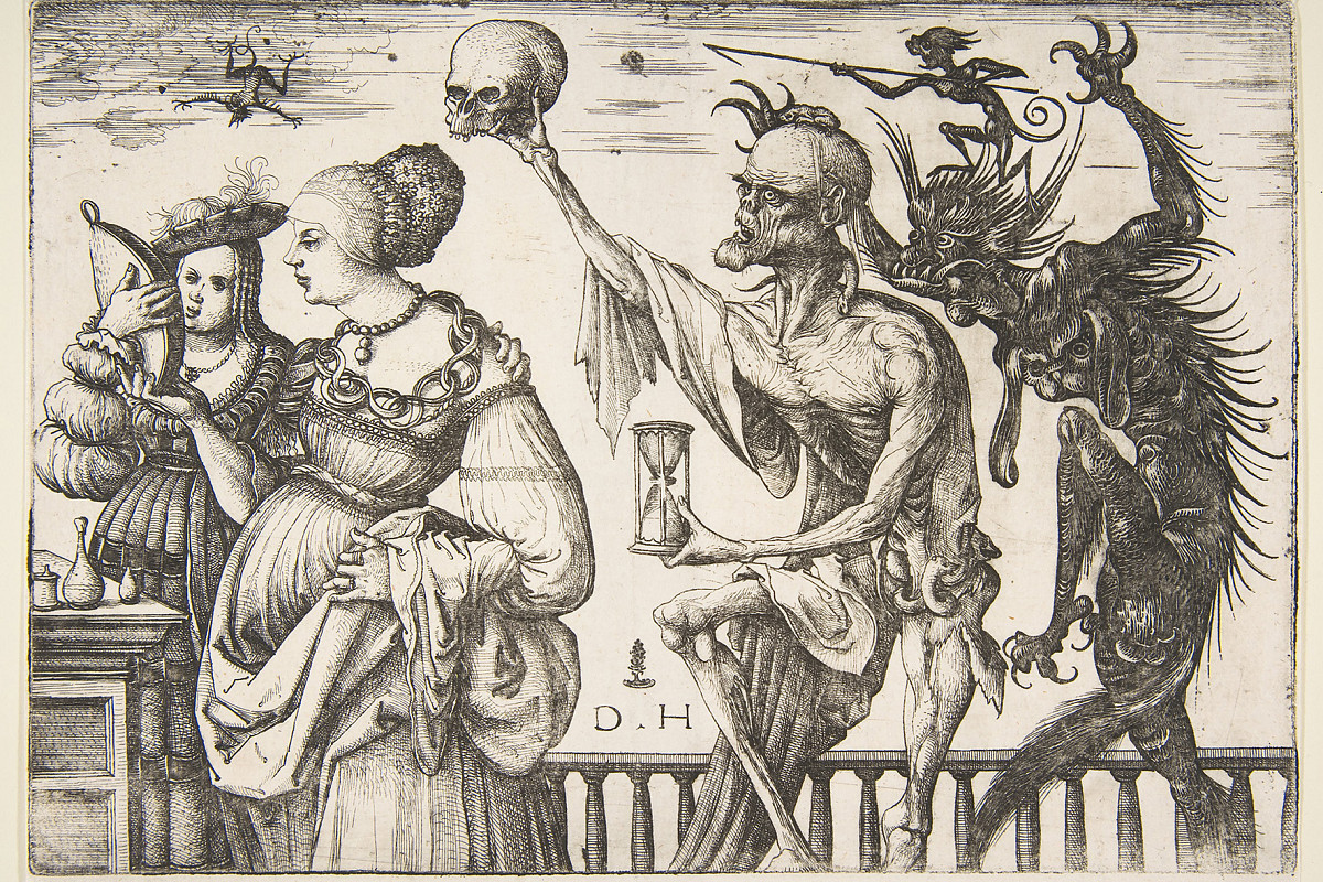 Daniel Hopfer | Tod und Teufel überraschen zwei Frauen, 1500–1510 | The Metropolitan Museum of Art, New York