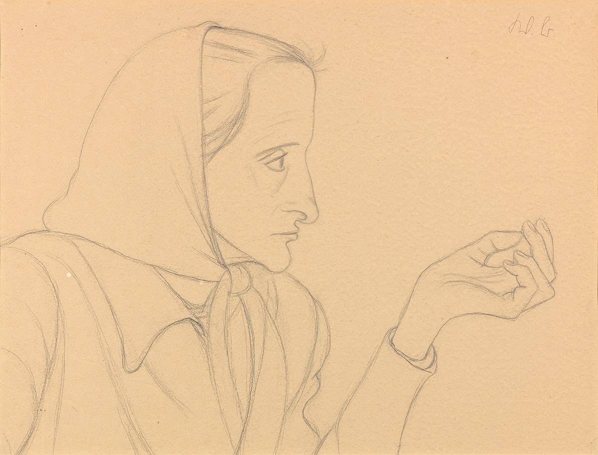 Werner Berg: o.T. (Christine Lavant), o.J.