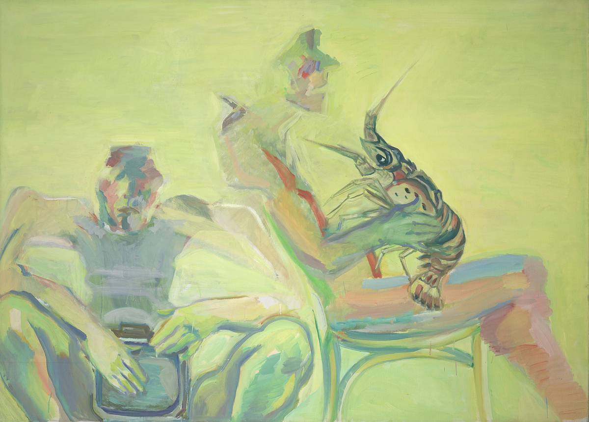 Maria Lassnig: Krebsangst (Krebsangst), 1979