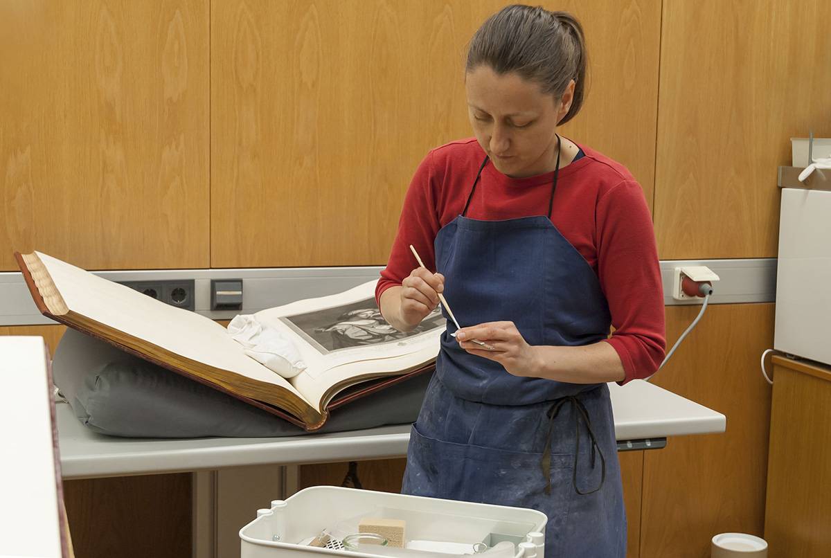 Restaurierung | Foto © Albertina, Wien