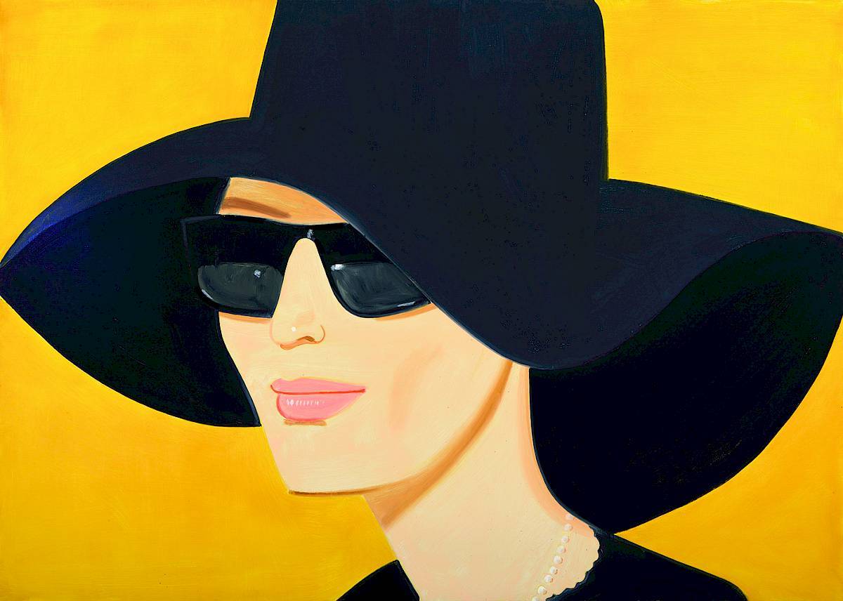 Alex Katz | Black Hat 2, 2010 | The Albertina Museum, Vienna. The Batliner Collection © Bildrecht, Vienna, 2023