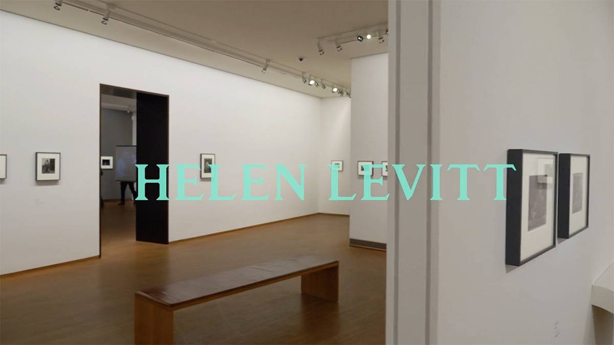 Video about the exhibition Helen Levitt