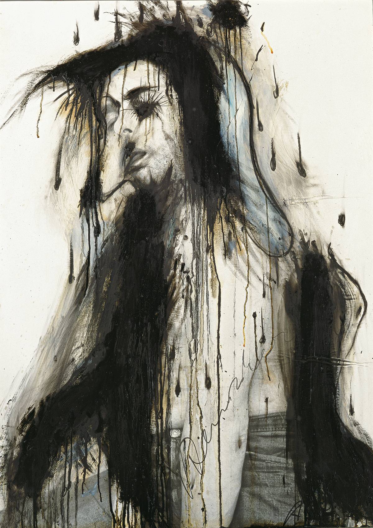 Arnulf Rainer: Black Streaks, 1974