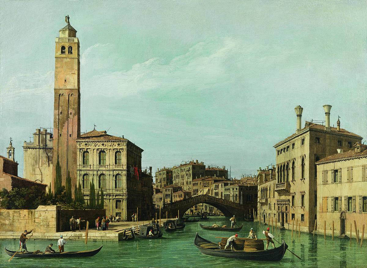 Giovanni Antonio Canal gen. Canaletto | Ansicht der Mündung des Canale di Cannaregio, ca. 1735–1742 | © LIECHTENSTEIN. The Princely Collections, Vaduz–Vienna
