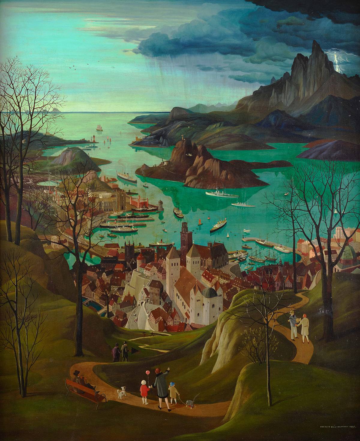 Herbert von Reyl-Hanisch: Die große Hafenstadt, 1928