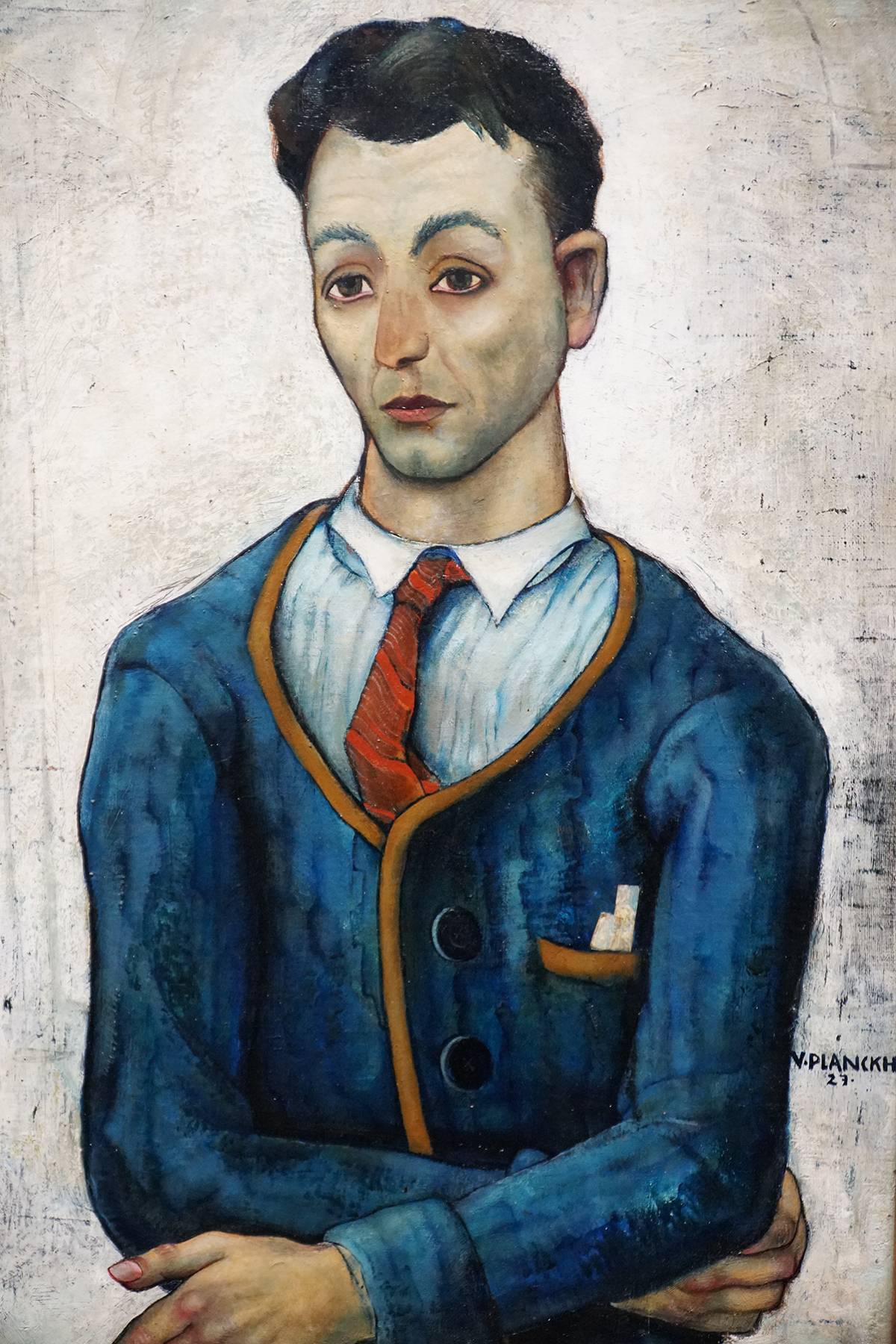 Viktor Planckh | Selbstporträt, 1927 | Sammlung Oesterreichische Nationalbank