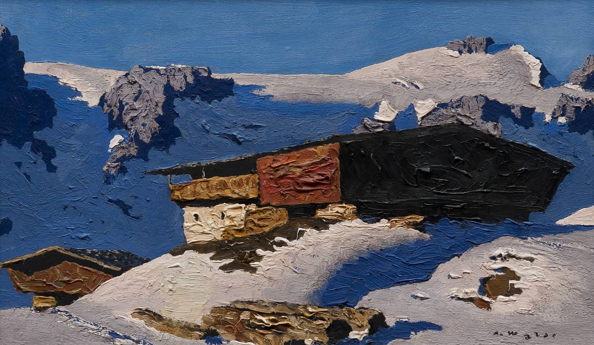 Alfons Walde: Einsamer Berghof, 1933/34