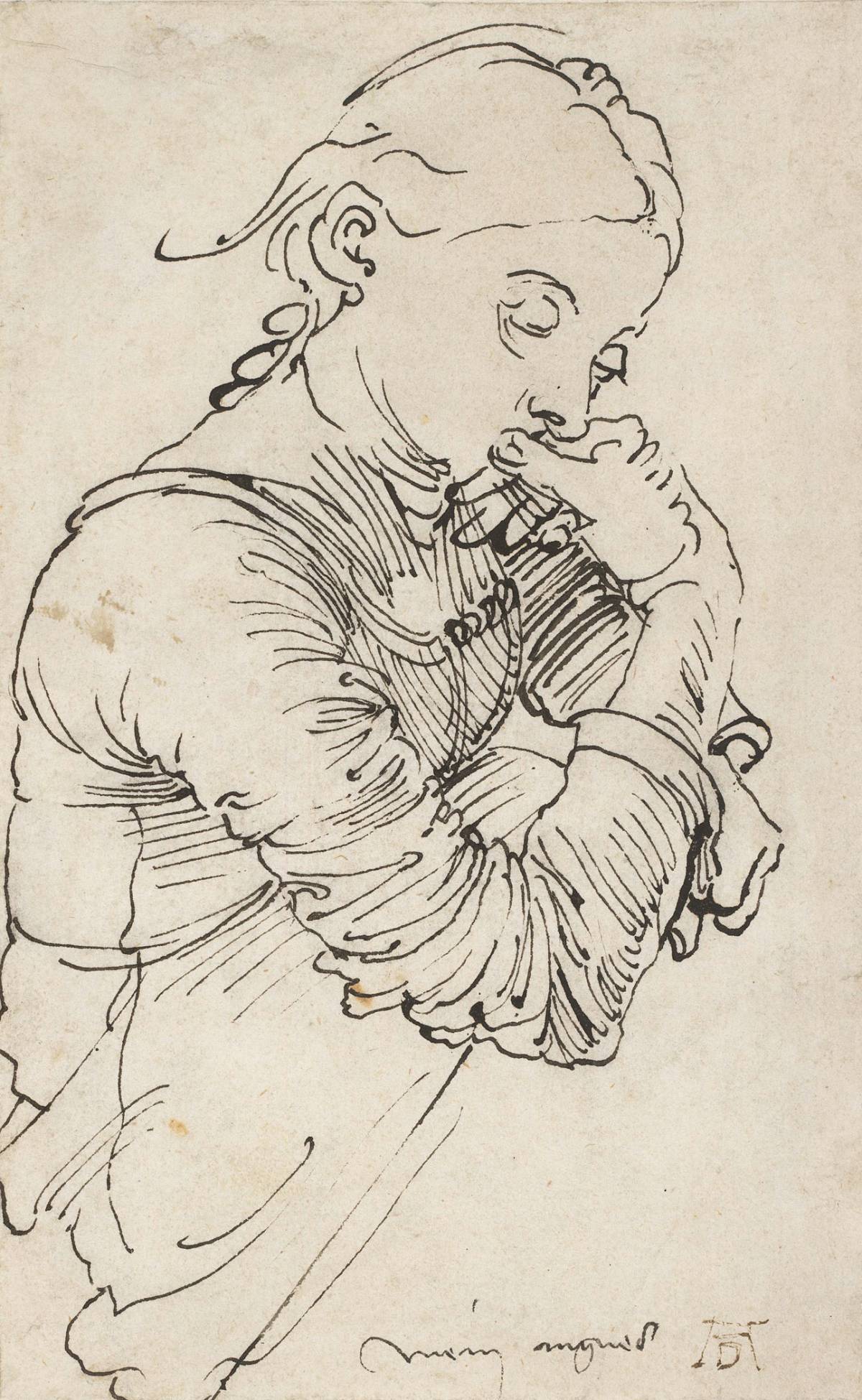 Albrecht Dürer: "My Agnes" (Agnes Dürer), 1494