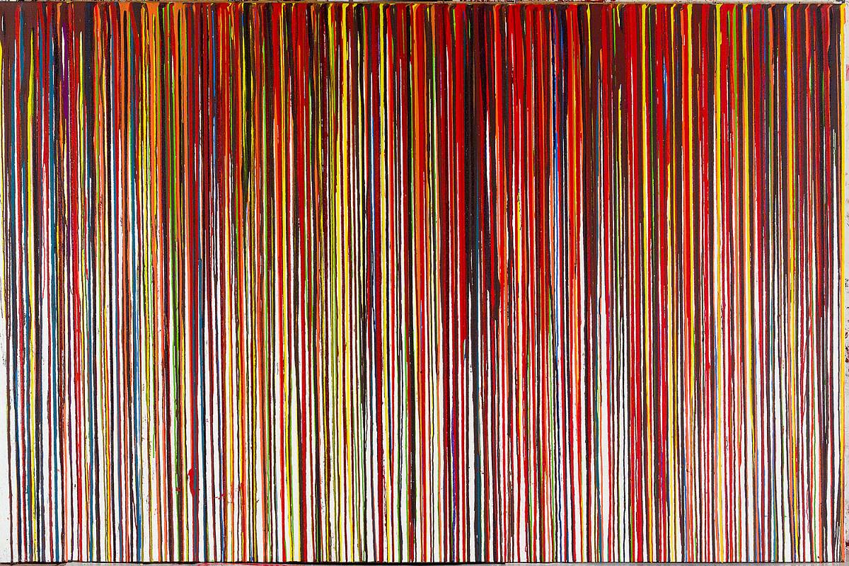 Hermann Nitsch | Schüttbild, 2011 | © Hermann Nitsch, Bildrecht Wien, 2019 © Bildrecht, Wien, 2019