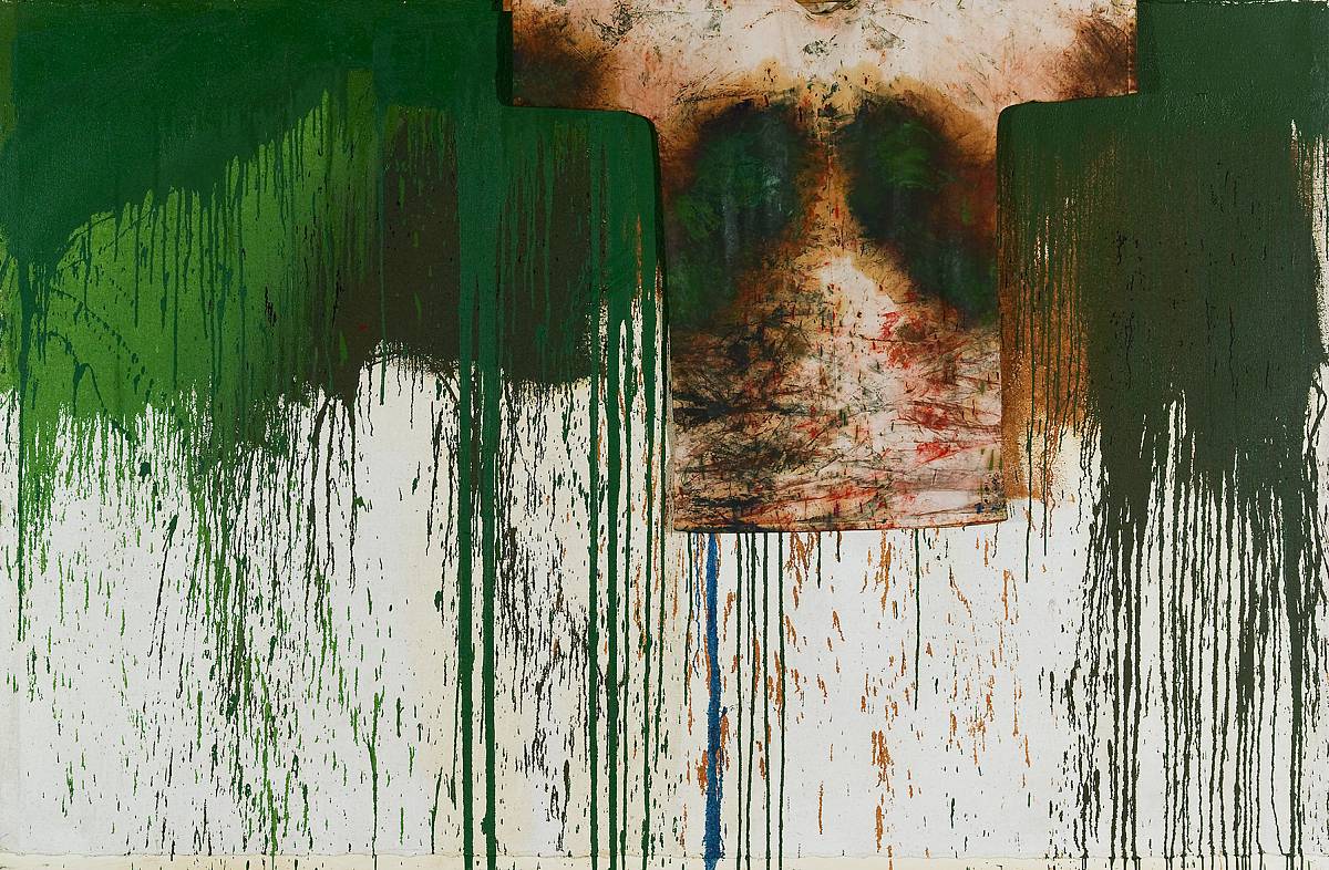 Hermann Nitsch: Poured Painting, 1989