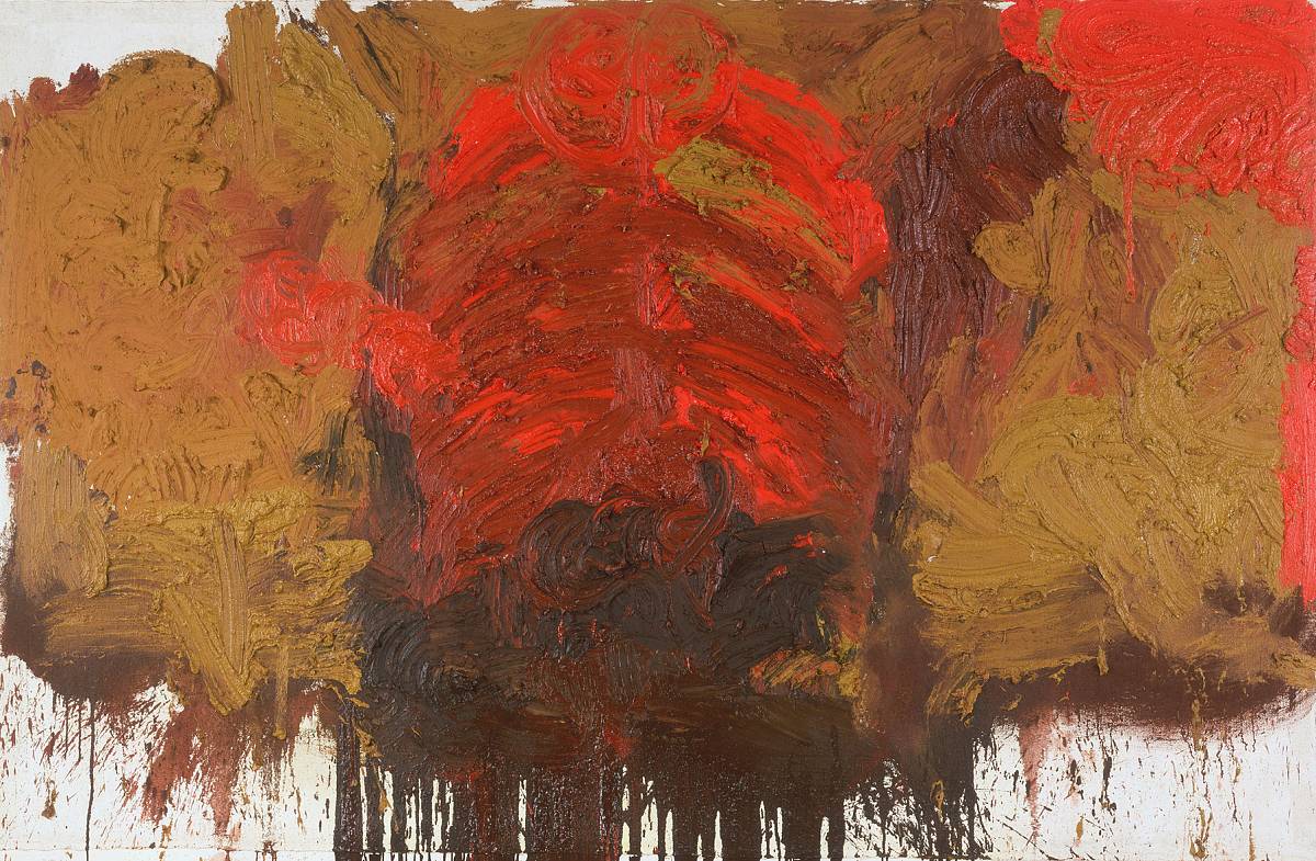 Hermann Nitsch: Poured Painting (Ox Painting), 1994