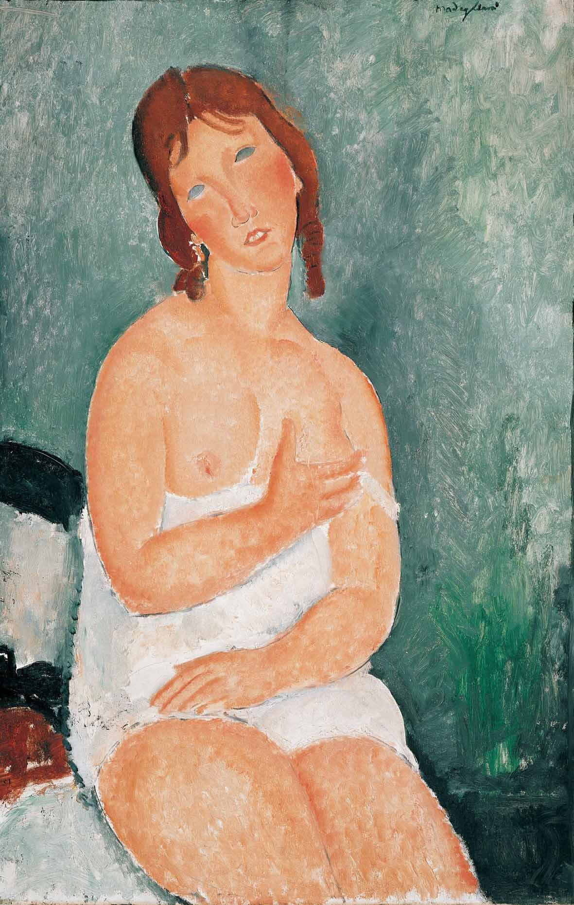 Amedeo Modigliani: Female Semi-Nude, 1918