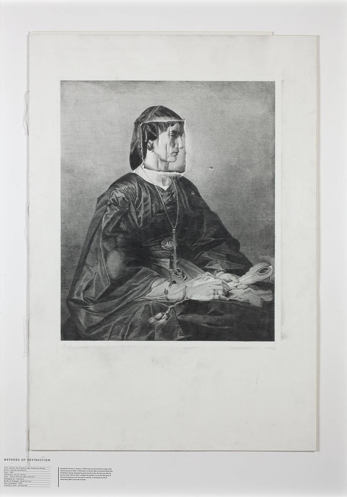 Jana Gunstheimer: Methods of Destruction / Nanna as Virginia or Black Lady, 2011