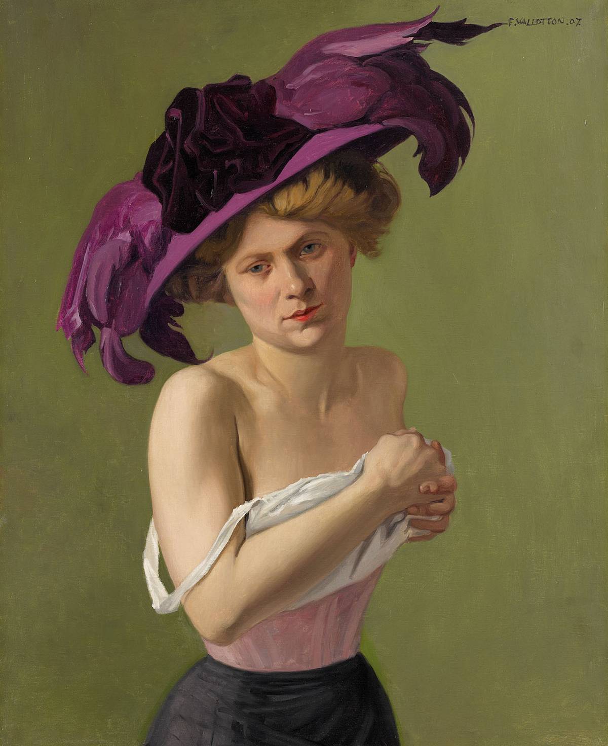 Félix Vallotton: The Violet Hat, 1907